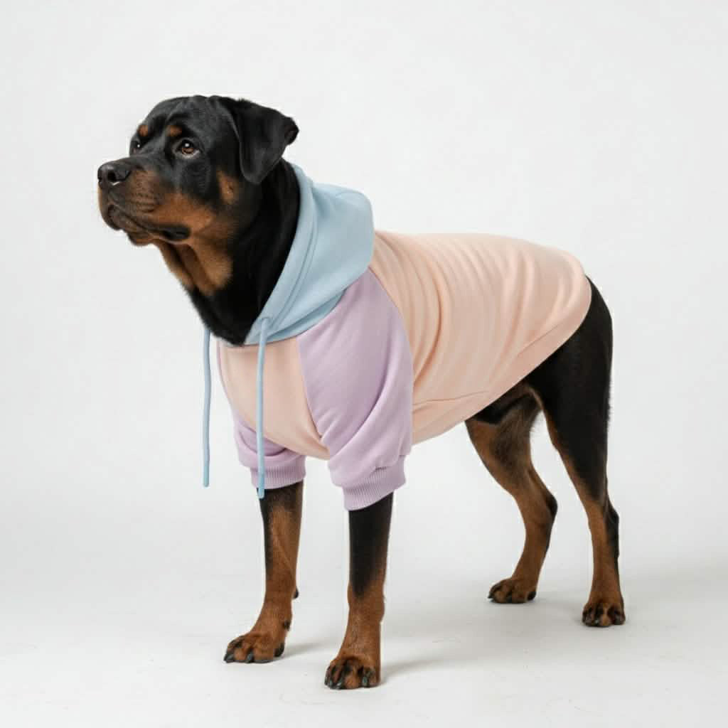 Dog Hoodie Cotton Candy Pastel Pink Blue Purple Soft Cotton Pet Sweatshirt
