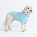 Dog Hoodie Baby Blue Soft Cotton Fleece Essential Pet Sweatshirt Hooded Outfit
